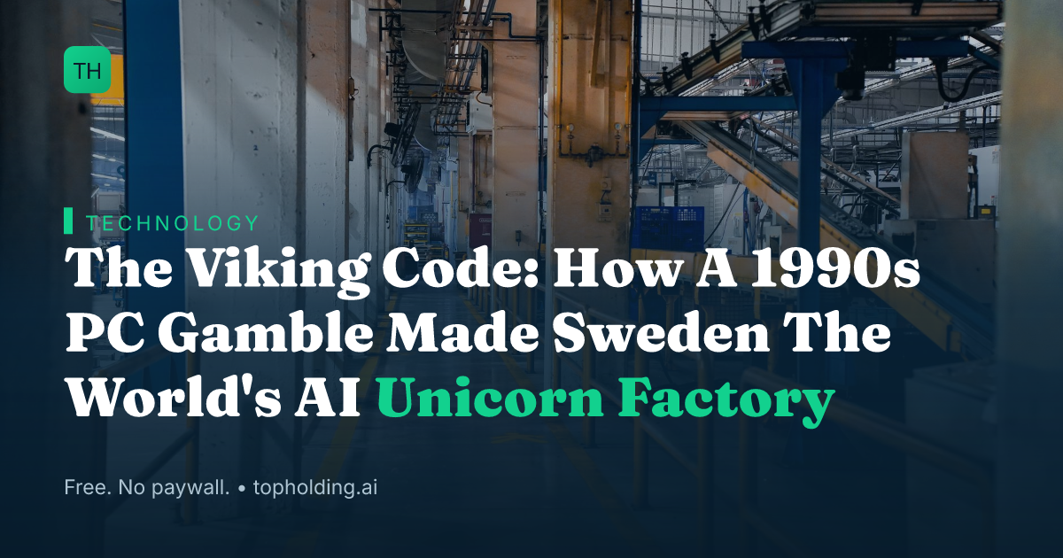 The Viking Code: How A 1990s PC Gamble Made Sweden The World's AI Unicorn Factory