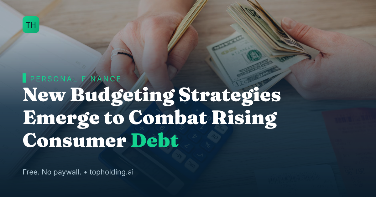 New Budgeting Strategies Emerge to Combat Rising Consumer Debt