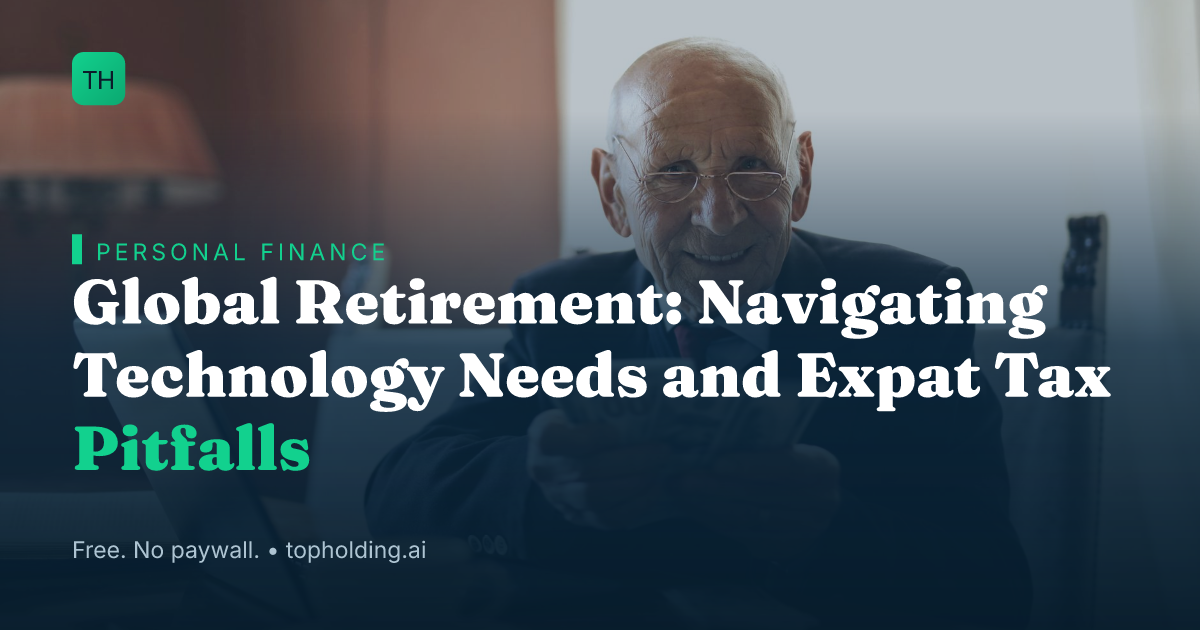 Global Retirement: Navigating Technology Needs and Expat Tax Pitfalls