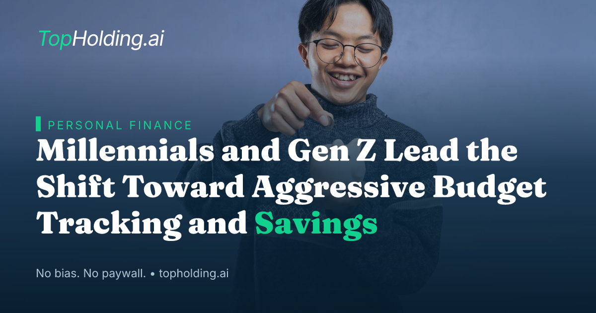 Millennials and Gen Z Lead the Shift Toward Aggressive Budget Tracking and Savings