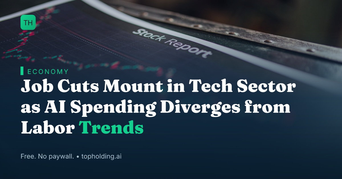 Job Cuts Mount in Tech Sector as AI Spending Diverges from Labor Trends