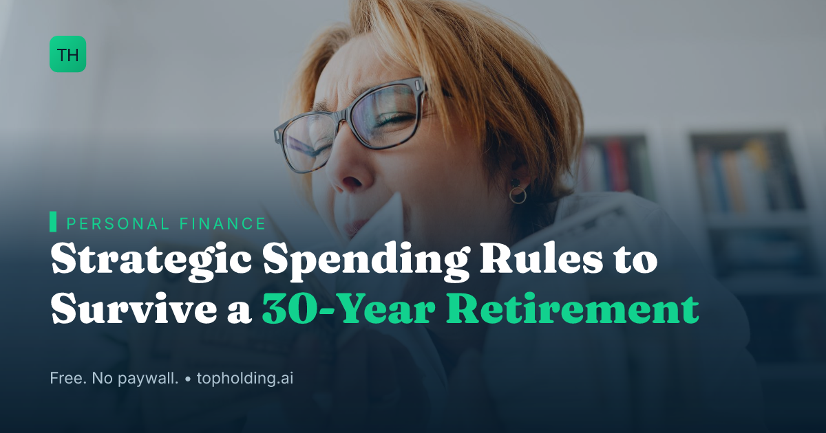 Strategic Spending Rules to Survive a 30-Year Retirement