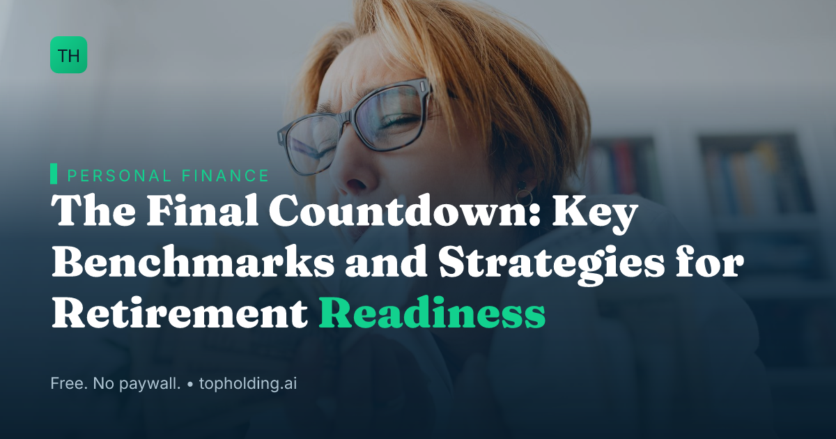 The Final Countdown: Key Benchmarks and Strategies for Retirement Readiness