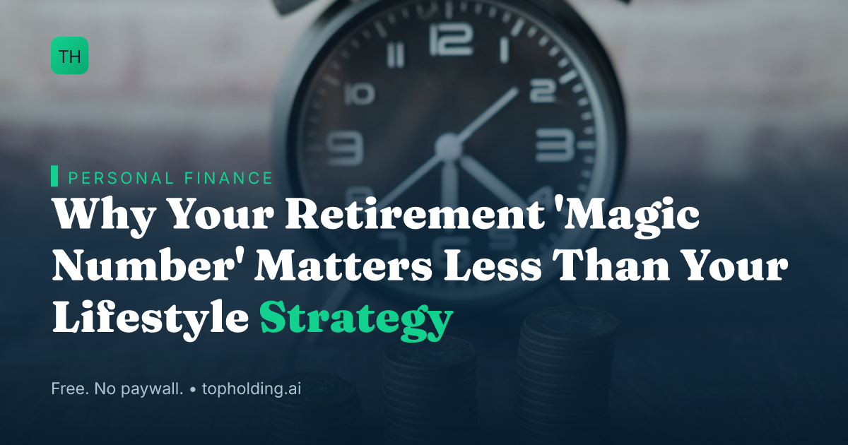Why Your Retirement 'Magic Number' Matters Less Than Your Lifestyle Strategy
