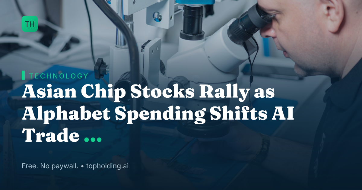 Asian Chip Stocks Rally as Alphabet Spending Shifts AI Trade