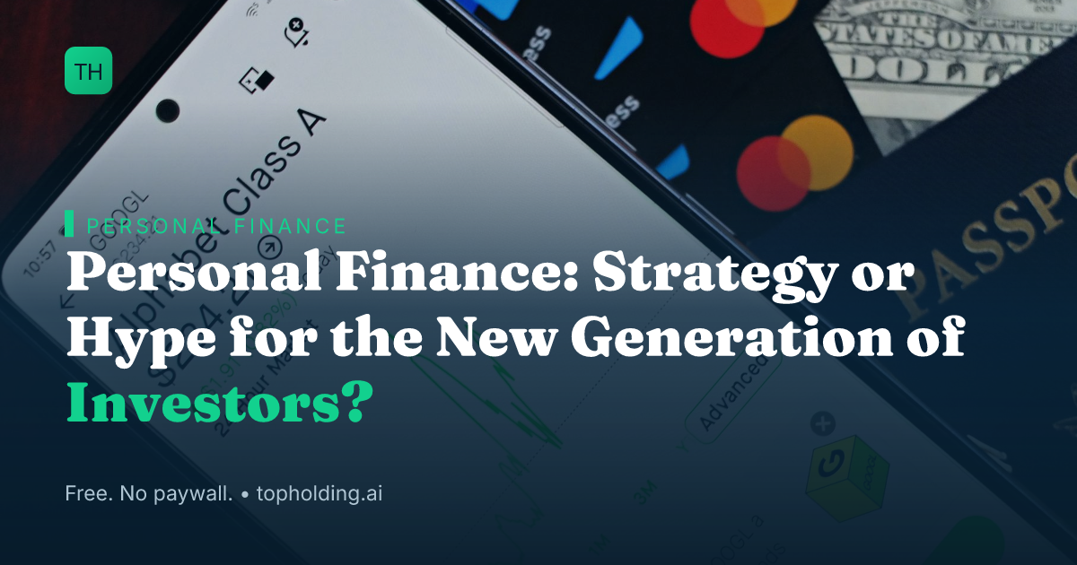 Personal Finance: Strategy or Hype for the New Generation of Investors?