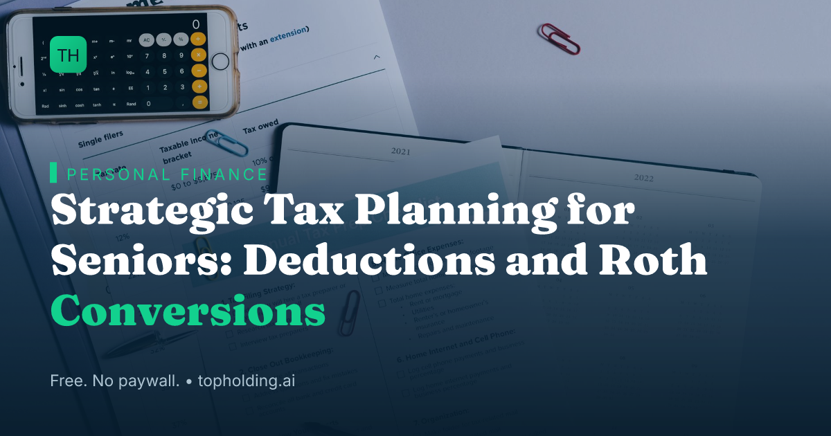 Strategic Tax Planning for Seniors: Deductions and Roth Conversions