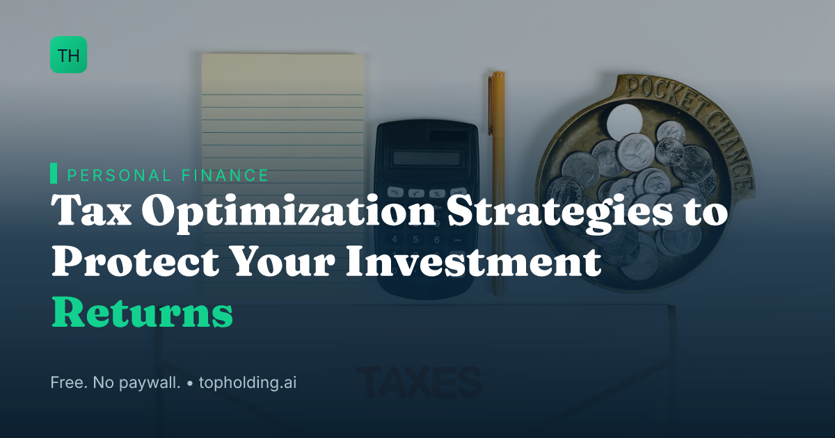 Tax Optimization Strategies to Protect Your Investment Returns