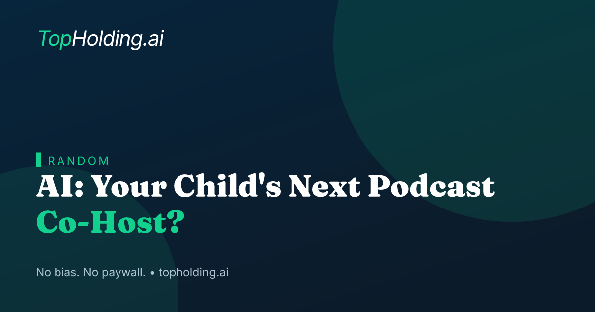 AI: Your Child's Next Podcast Co-Host?