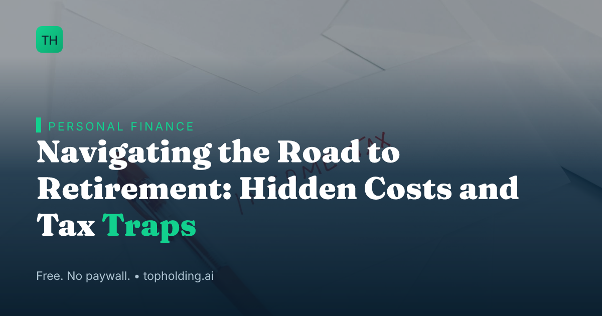 Navigating the Road to Retirement: Hidden Costs and Tax Traps