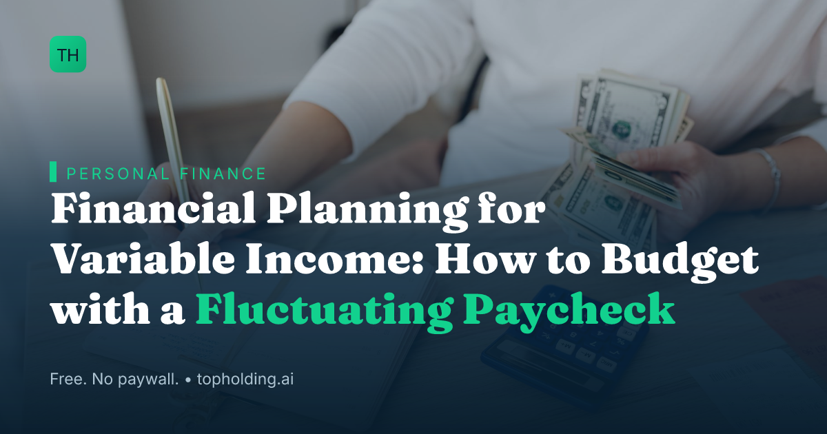 Financial Planning for Variable Income: How to Budget with a Fluctuating Paycheck