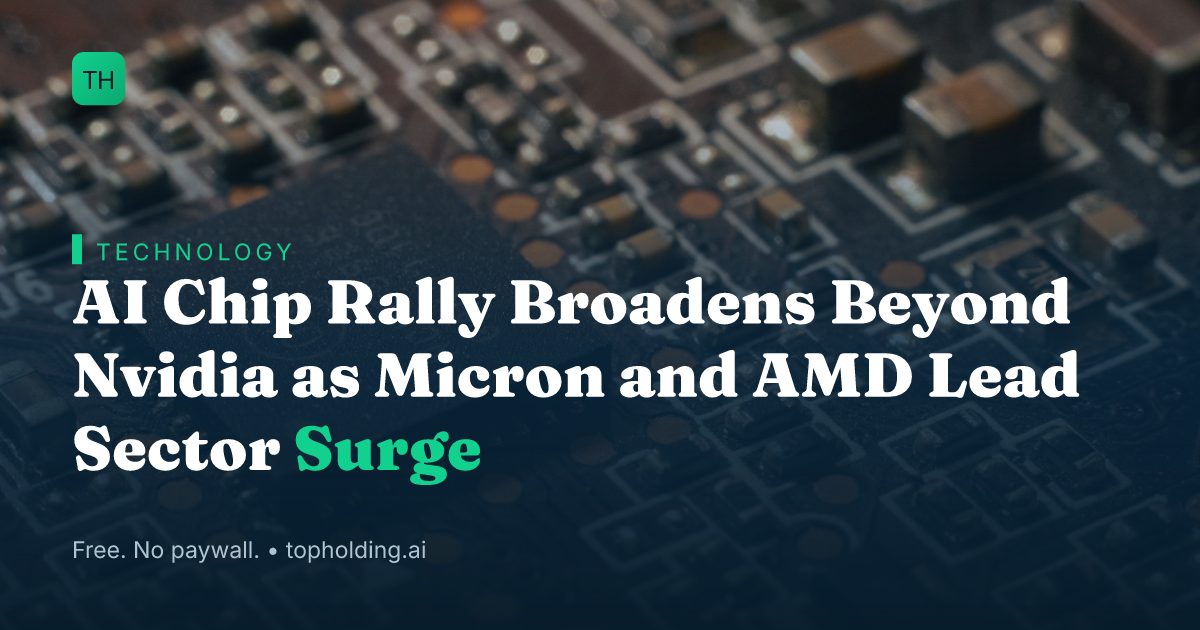 AI Chip Rally Broadens Beyond Nvidia as Micron and AMD Lead Sector Surge