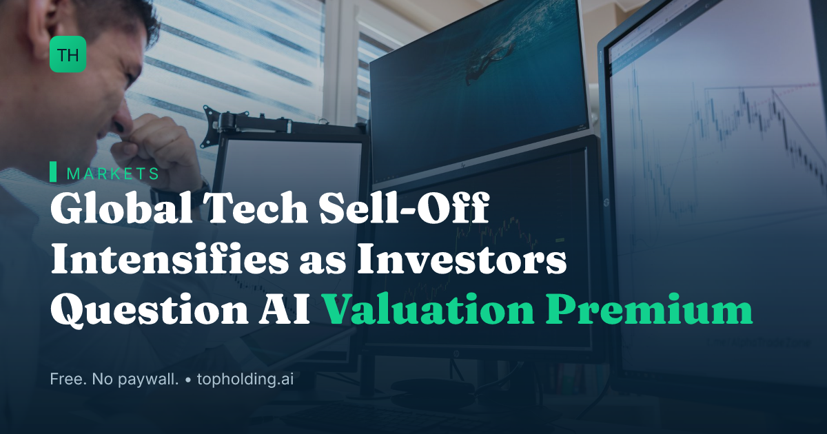 Global Tech Sell-Off Intensifies as Investors Question AI Valuation Premium