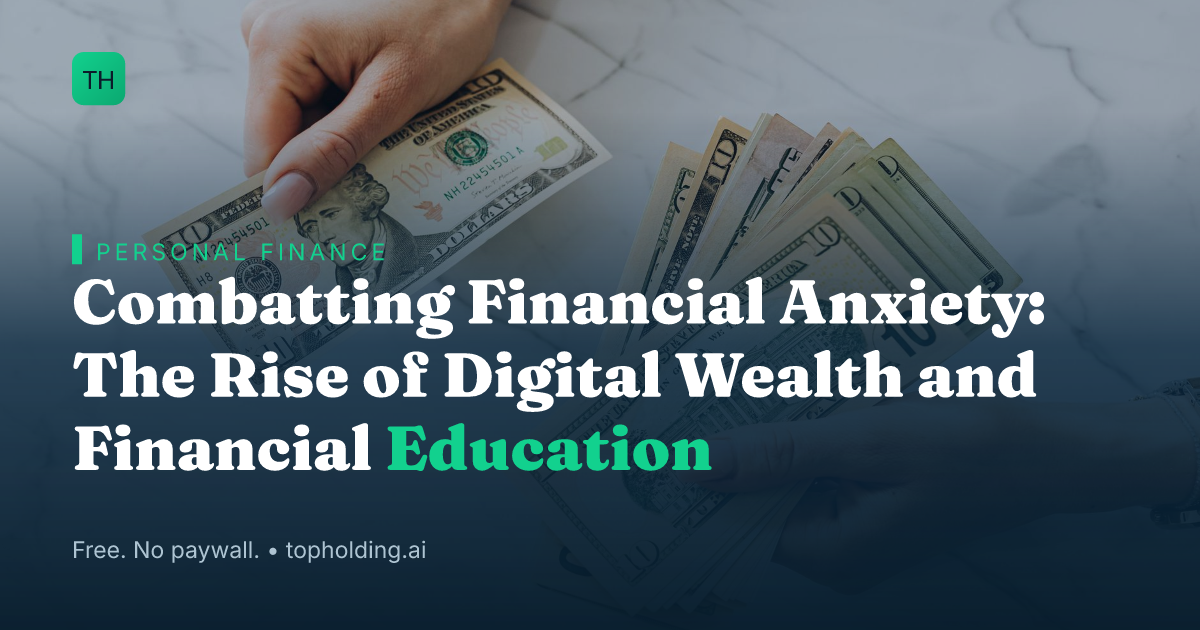 Combatting Financial Anxiety: The Rise of Digital Wealth and Financial Education