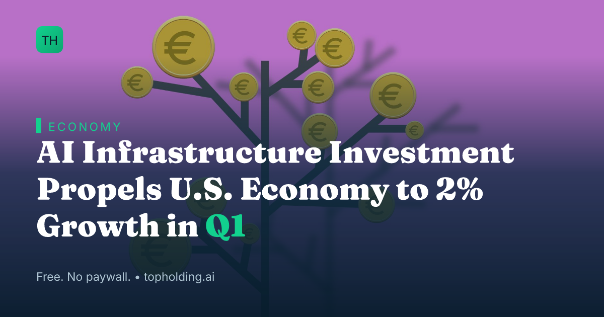 AI Infrastructure Investment Propels U.S. Economy to 2% Growth in Q1