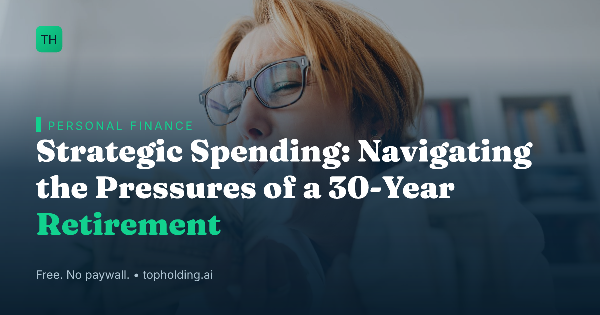 Strategic Spending: Navigating the Pressures of a 30-Year Retirement