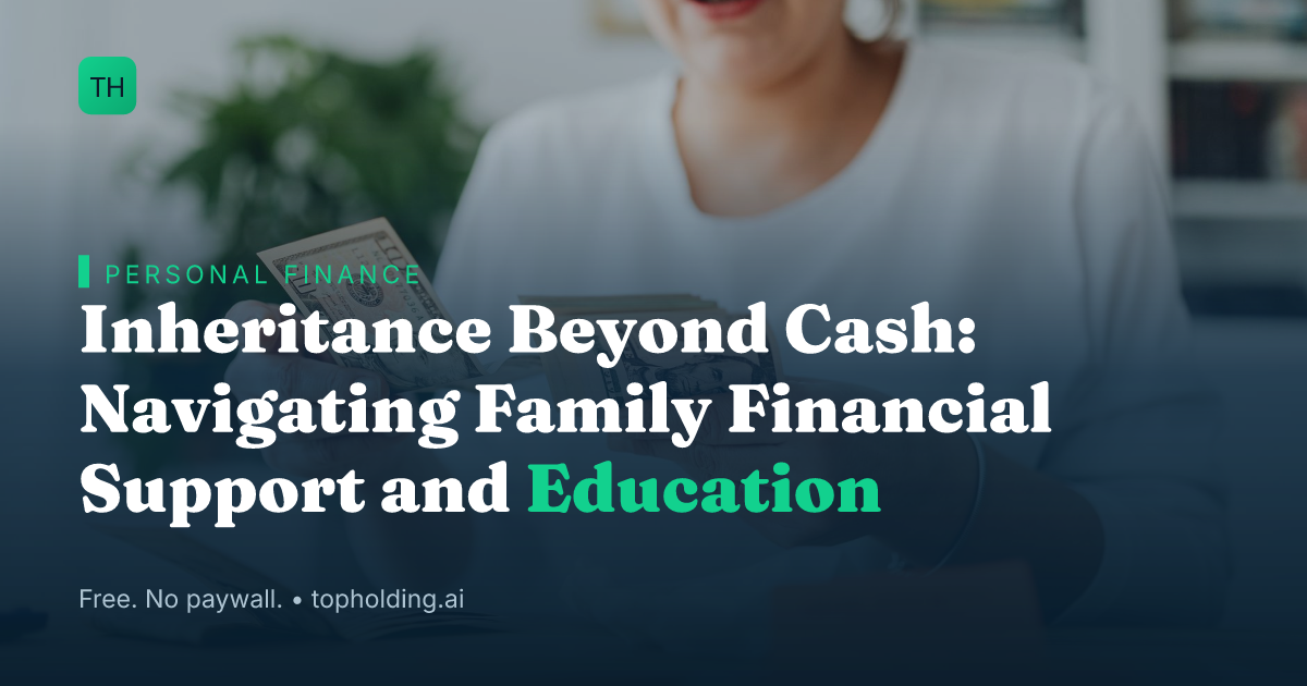 Inheritance Beyond Cash: Navigating Family Financial Support and Education