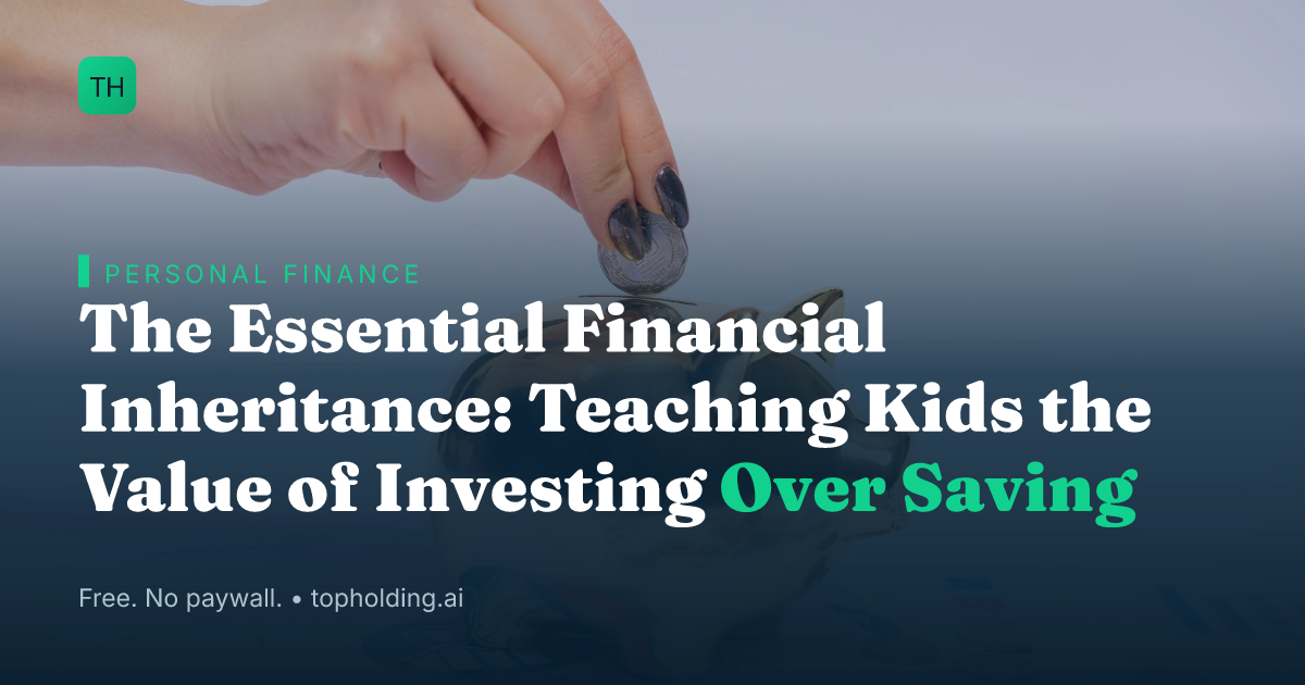 The Essential Financial Inheritance: Teaching Kids the Value of Investing Over Saving