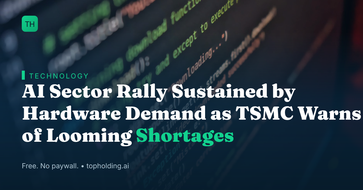 AI Sector Rally Sustained by Hardware Demand as TSMC Warns of Looming Shortages