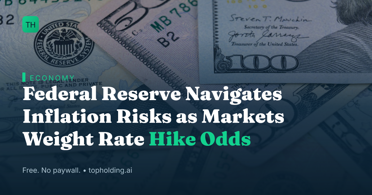 Federal Reserve Navigates Inflation Risks as Markets Weight Rate Hike Odds