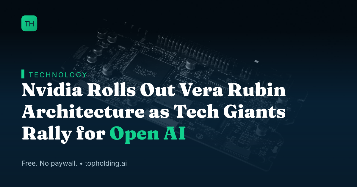 Nvidia Rolls Out Vera Rubin Architecture as Tech Giants Rally for Open AI