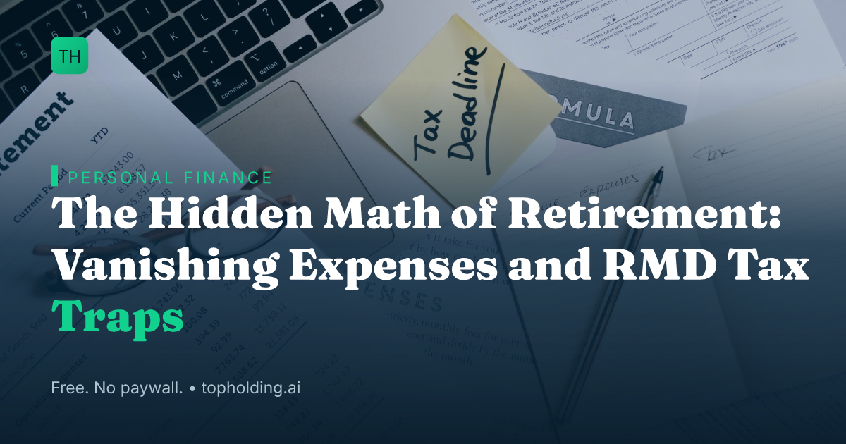 The Hidden Math of Retirement: Vanishing Expenses and RMD Tax Traps