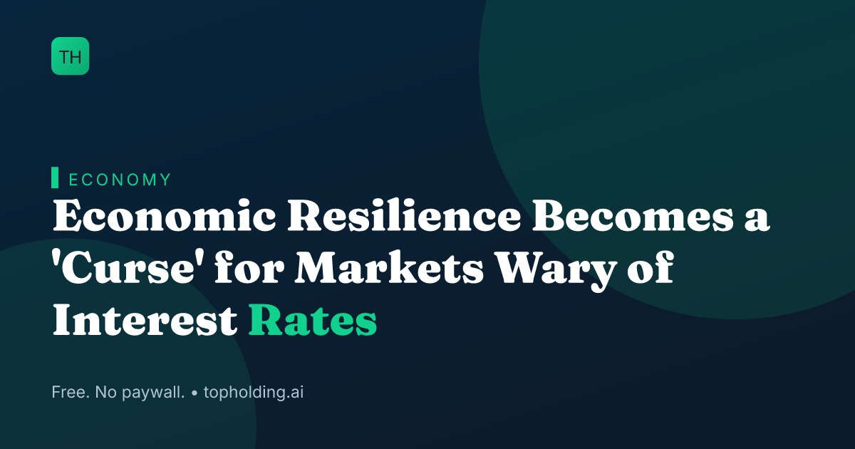 Economic Resilience Becomes a 'Curse' for Markets Wary of Interest Rates