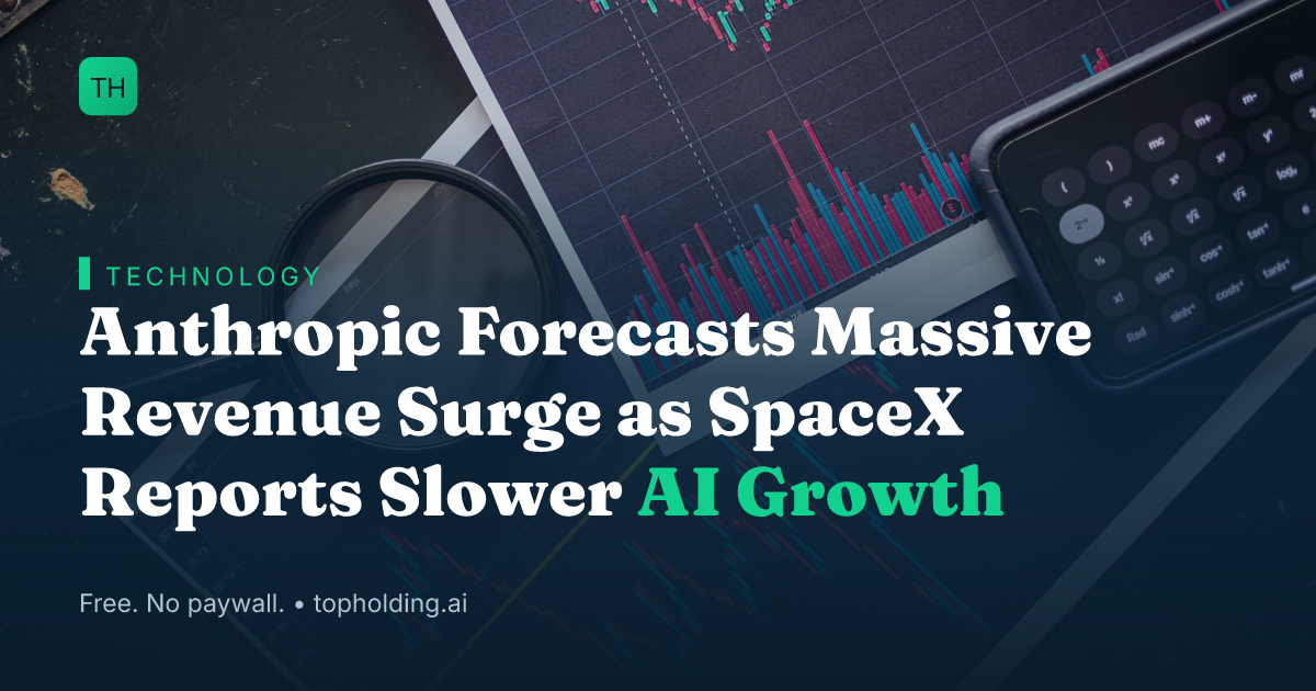 Anthropic Forecasts Massive Revenue Surge as SpaceX Reports Slower AI Growth