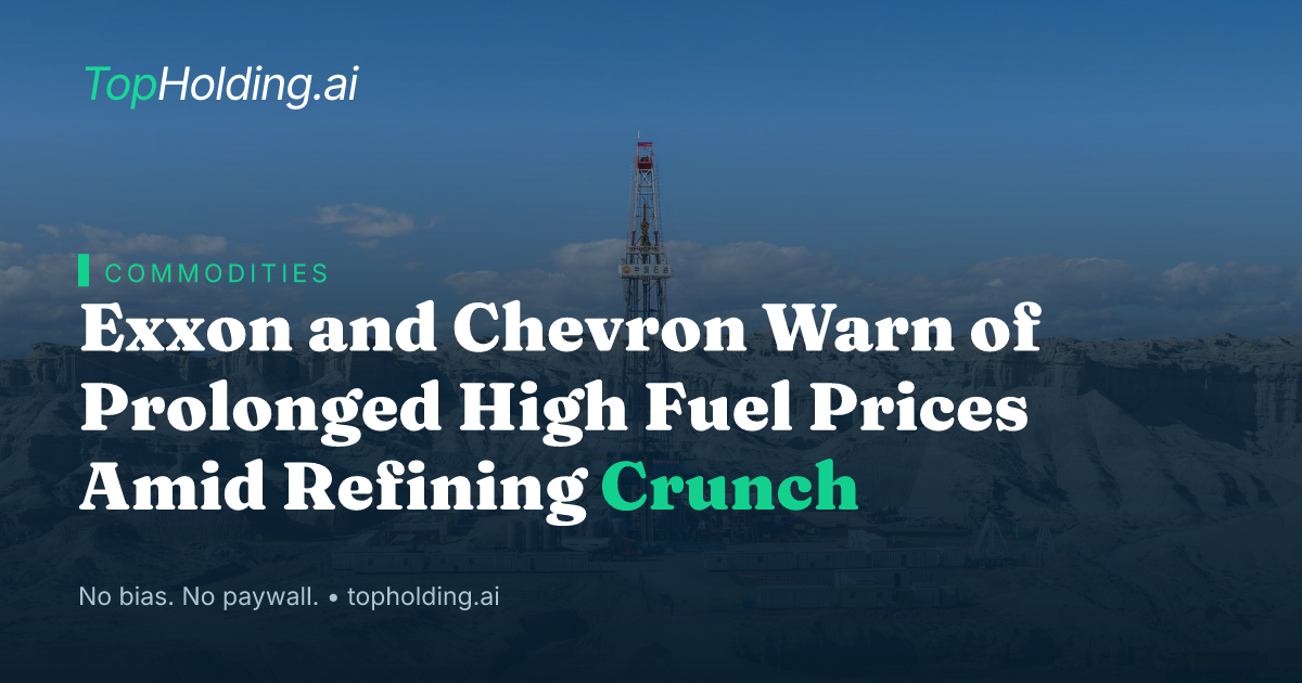 Exxon and Chevron Warn of Prolonged High Fuel Prices Amid Refining Crunch