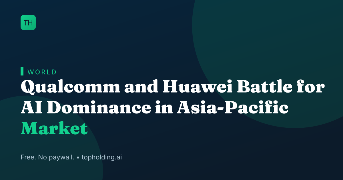 Qualcomm and Huawei Battle for AI Dominance in Asia-Pacific Market