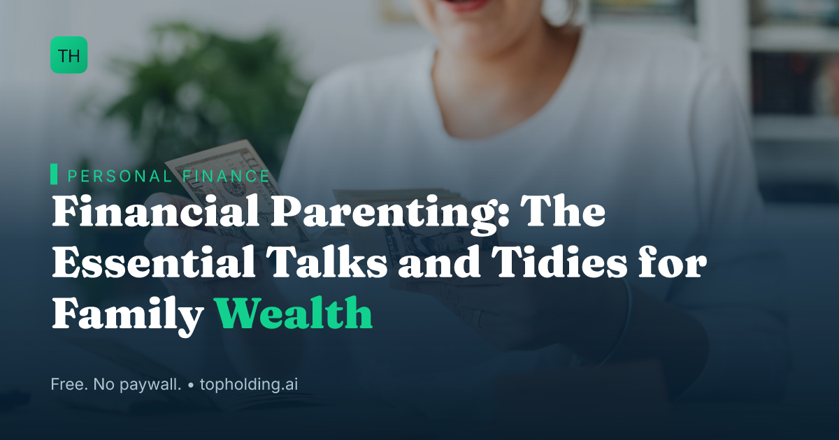 Financial Parenting: The Essential Talks and Tidies for Family Wealth