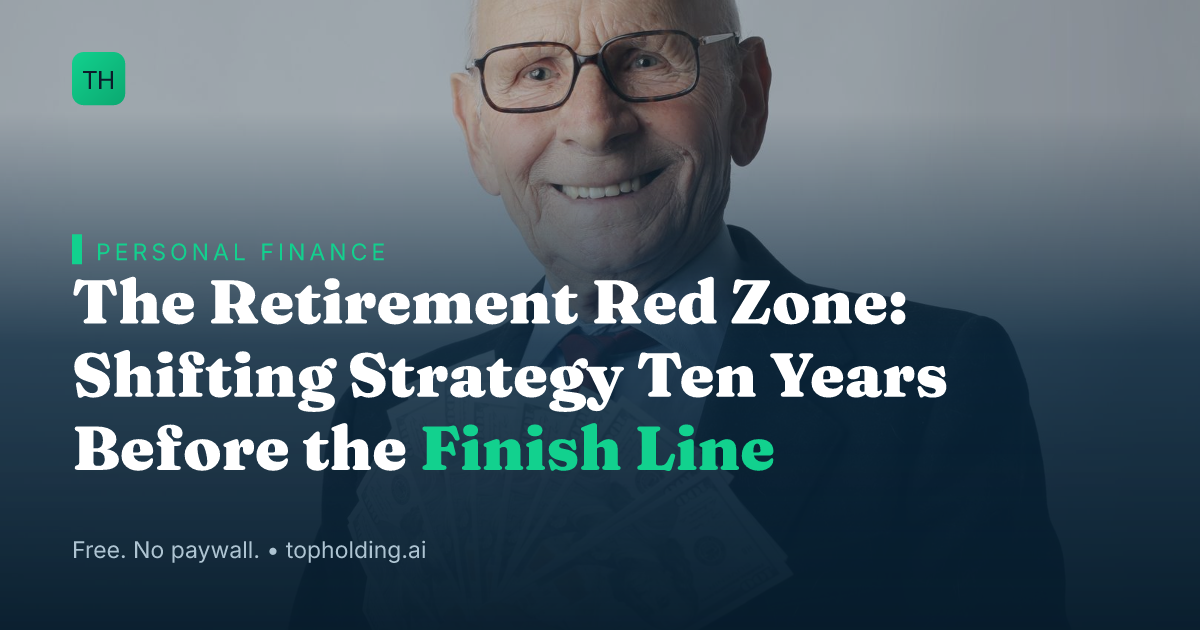 The Retirement Red Zone: Shifting Strategy Ten Years Before the Finish Line