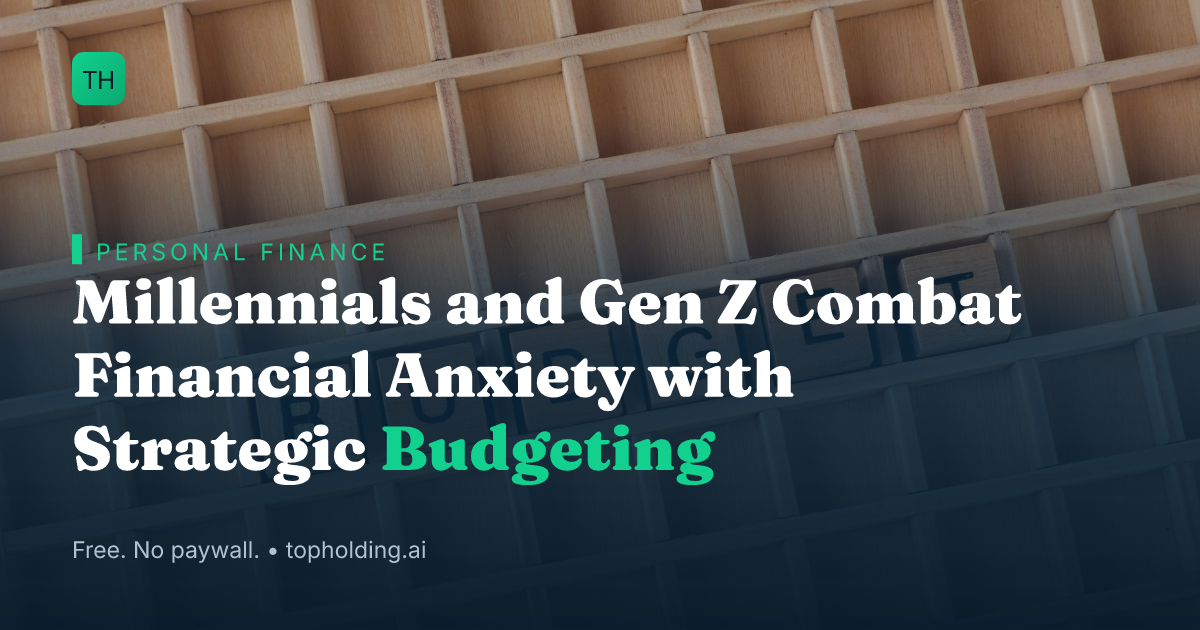 Millennials and Gen Z Combat Financial Anxiety with Strategic Budgeting