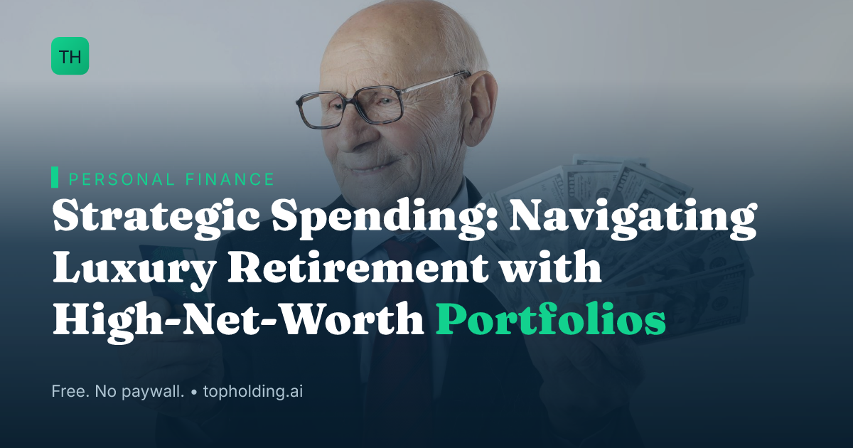Strategic Spending: Navigating Luxury Retirement with High-Net-Worth Portfolios