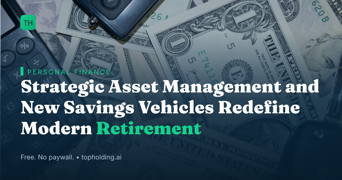 Strategic Asset Management and New Savings Vehicles Redefine Modern Retirement