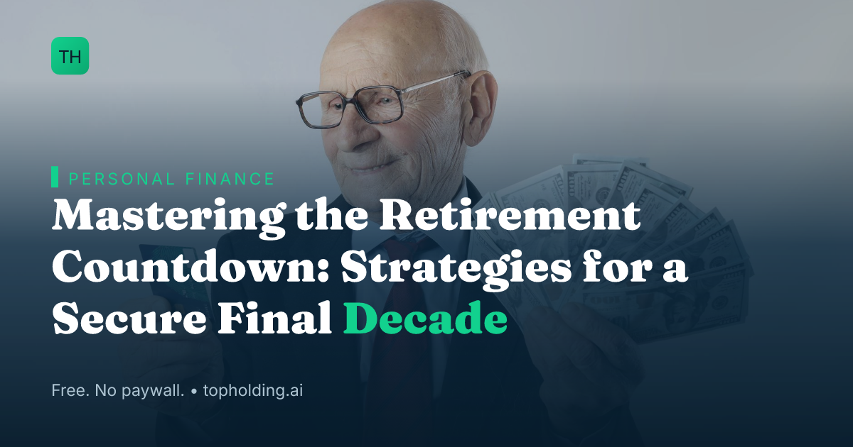 Mastering the Retirement Countdown: Strategies for a Secure Final Decade