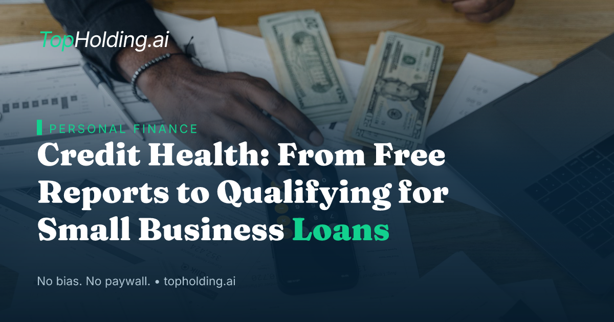 Credit Health: From Free Reports to Qualifying for Small Business Loans