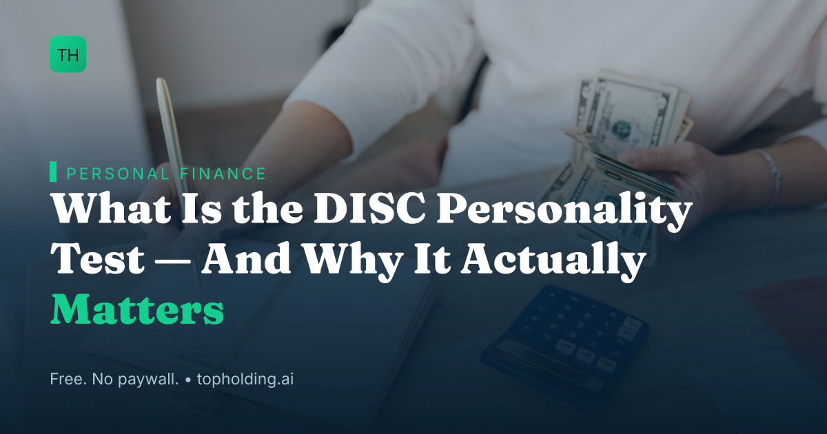 What Is the DISC Personality Test — And Why It Actually Matters