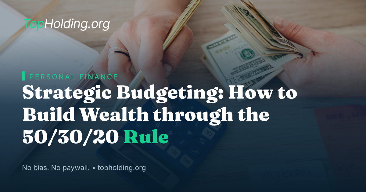 Strategic Budgeting: How to Build Wealth through the 50/30/20 Rule