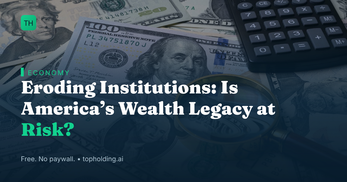 Eroding Institutions: Is America’s Wealth Legacy at Risk?