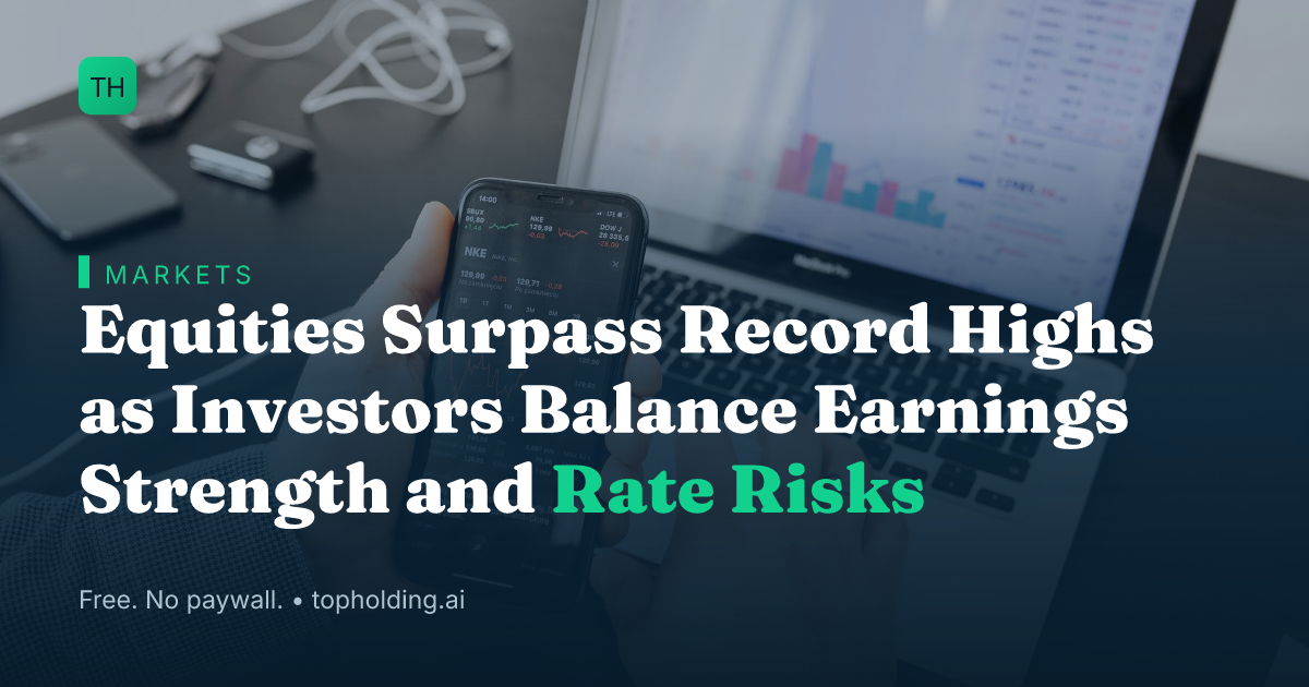 Equities Surpass Record Highs as Investors Balance Earnings Strength and Rate Risks