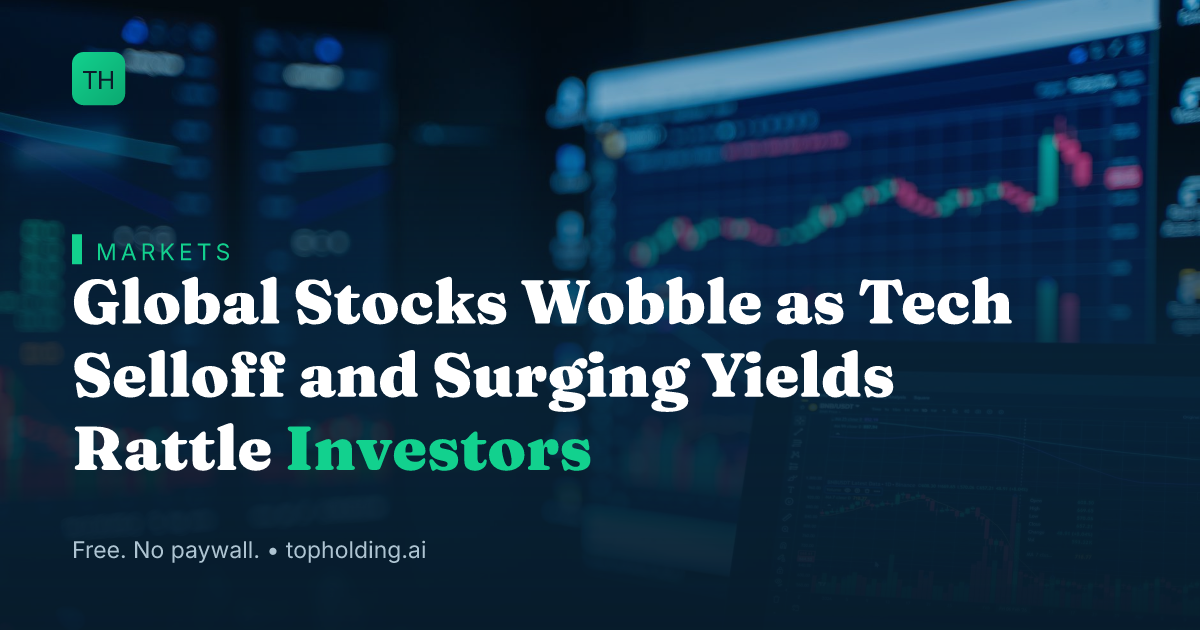 Global Stocks Wobble as Tech Selloff and Surging Yields Rattle Investors