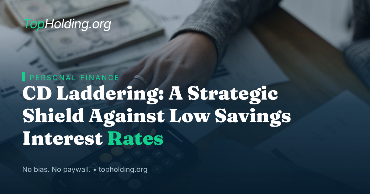 CD Laddering: A Strategic Shield Against Low Savings Interest Rates
