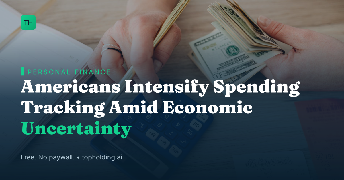 Americans Intensify Spending Tracking Amid Economic Uncertainty