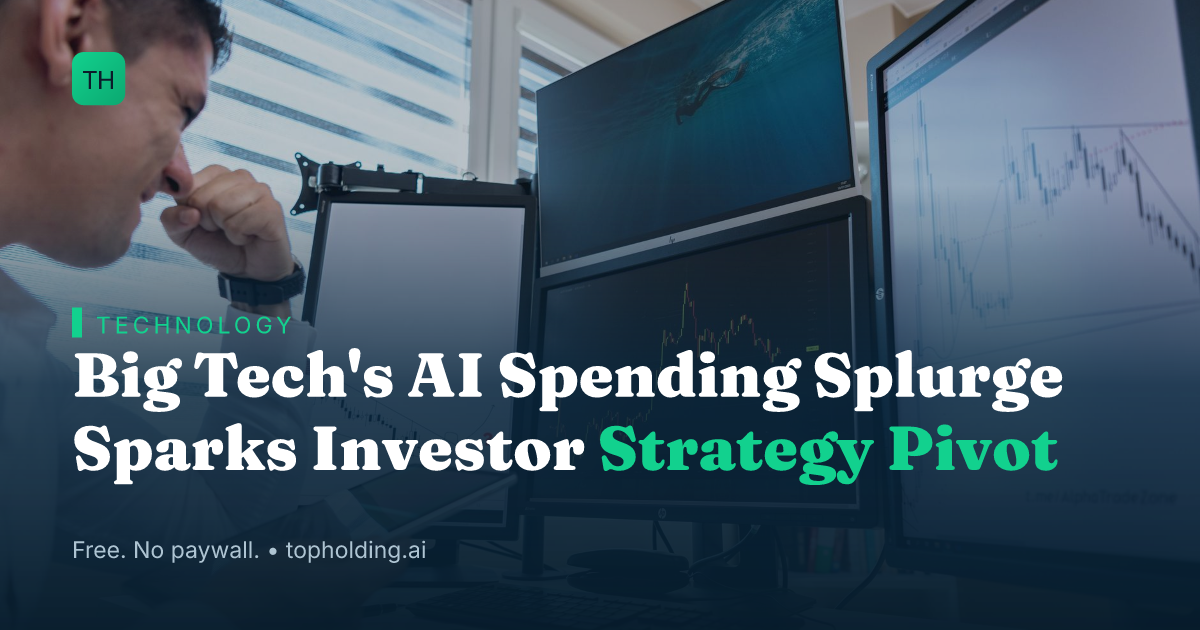 Big Tech's AI Spending Splurge Sparks Investor Strategy Pivot