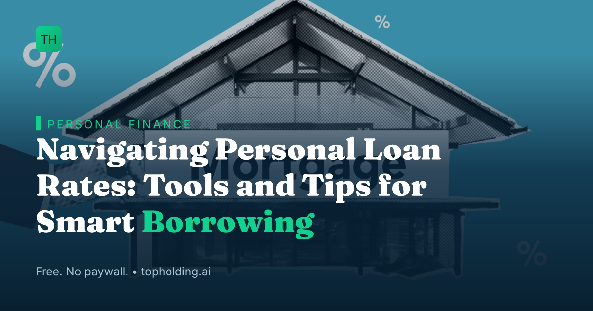Navigating Personal Loan Rates: Tools and Tips for Smart Borrowing