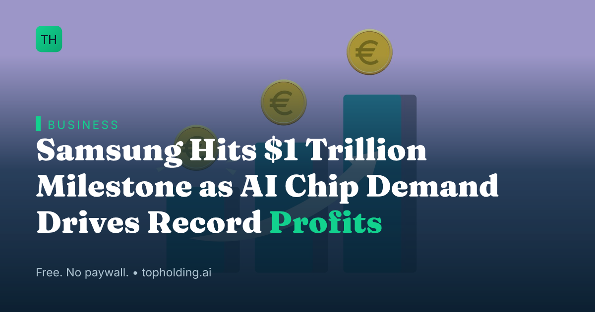 Samsung Hits $1 Trillion Milestone as AI Chip Demand Drives Record Profits