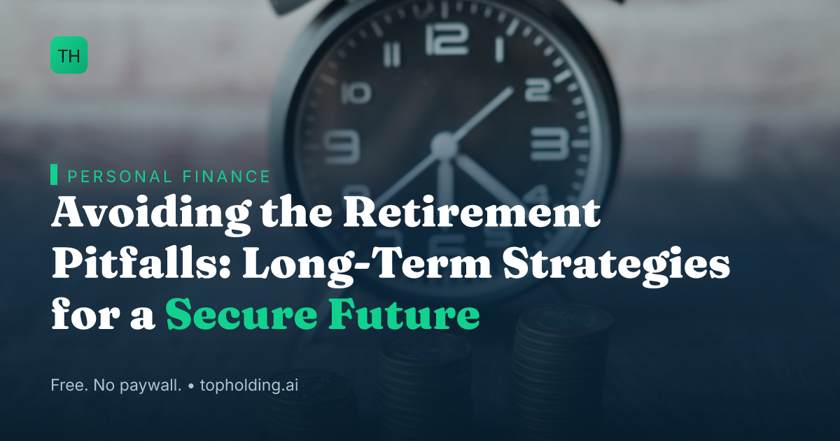 Avoiding the Retirement Pitfalls: Long-Term Strategies for a Secure Future
