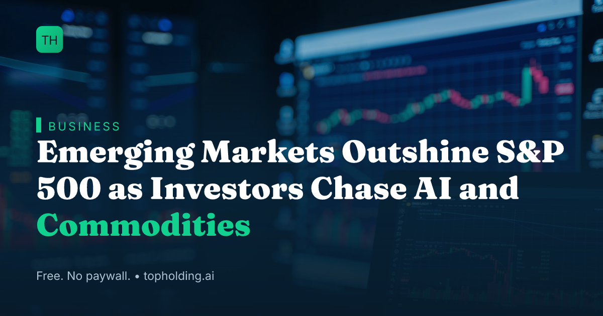 Emerging Markets Outshine S&P 500 as Investors Chase AI and Commodities