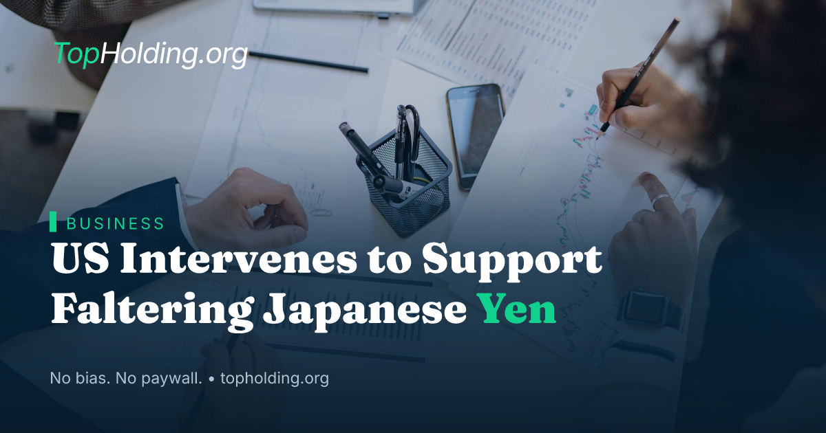 US Intervenes to Support Faltering Japanese Yen